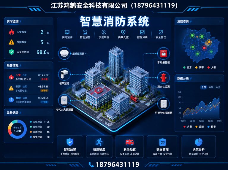 包头消防通信指挥展示图
